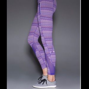RARE Lululemon Inspire Mesh Space Dye Twist Iris